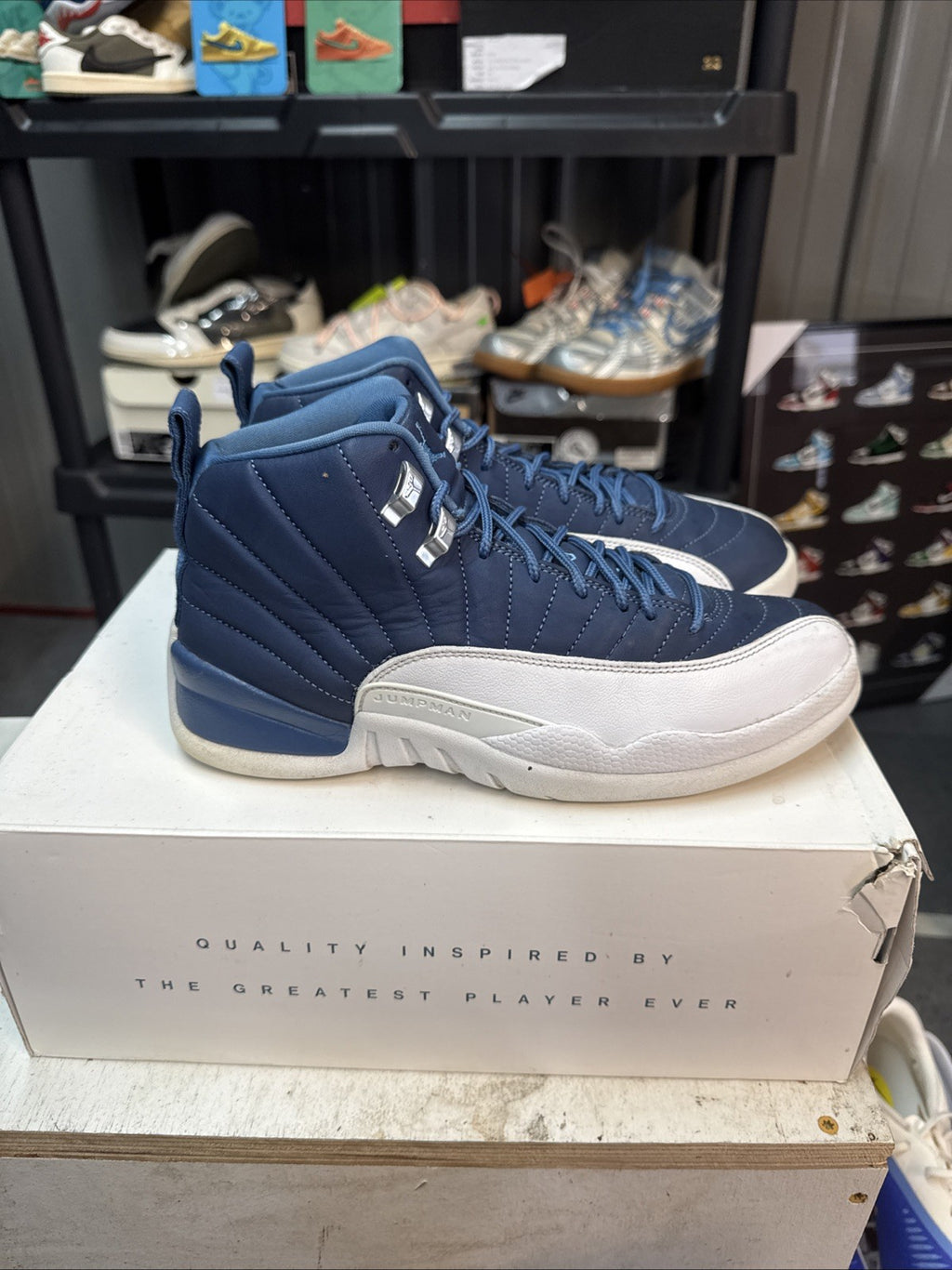 Size 8.5 - Jordan 12 Retro Indigo 2020