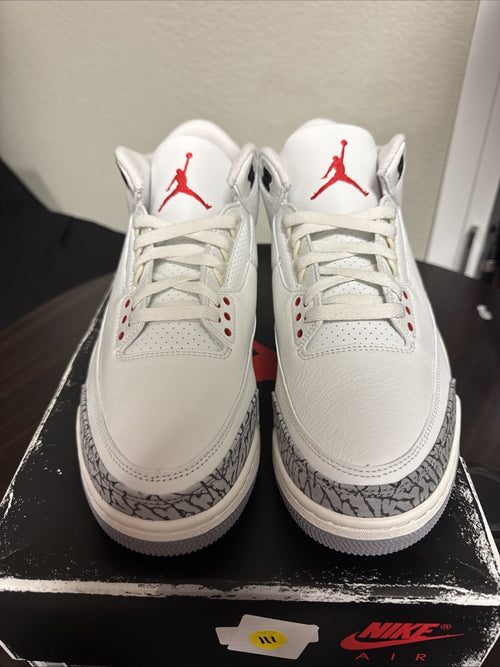 Air Jordan 3 Retro "WHITE CEMENT REIMAGINED" 2023 - Size 12 - dn3707 100 (1-48..