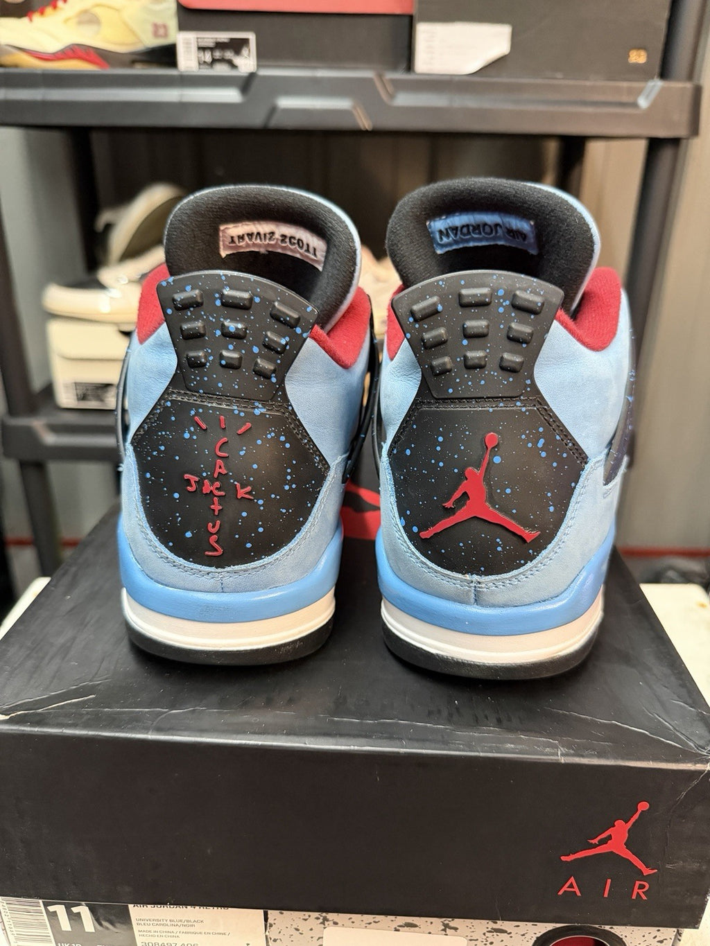 Nike Jordan 4 Retro x Travis Scott Cactus Jack SIZE 11