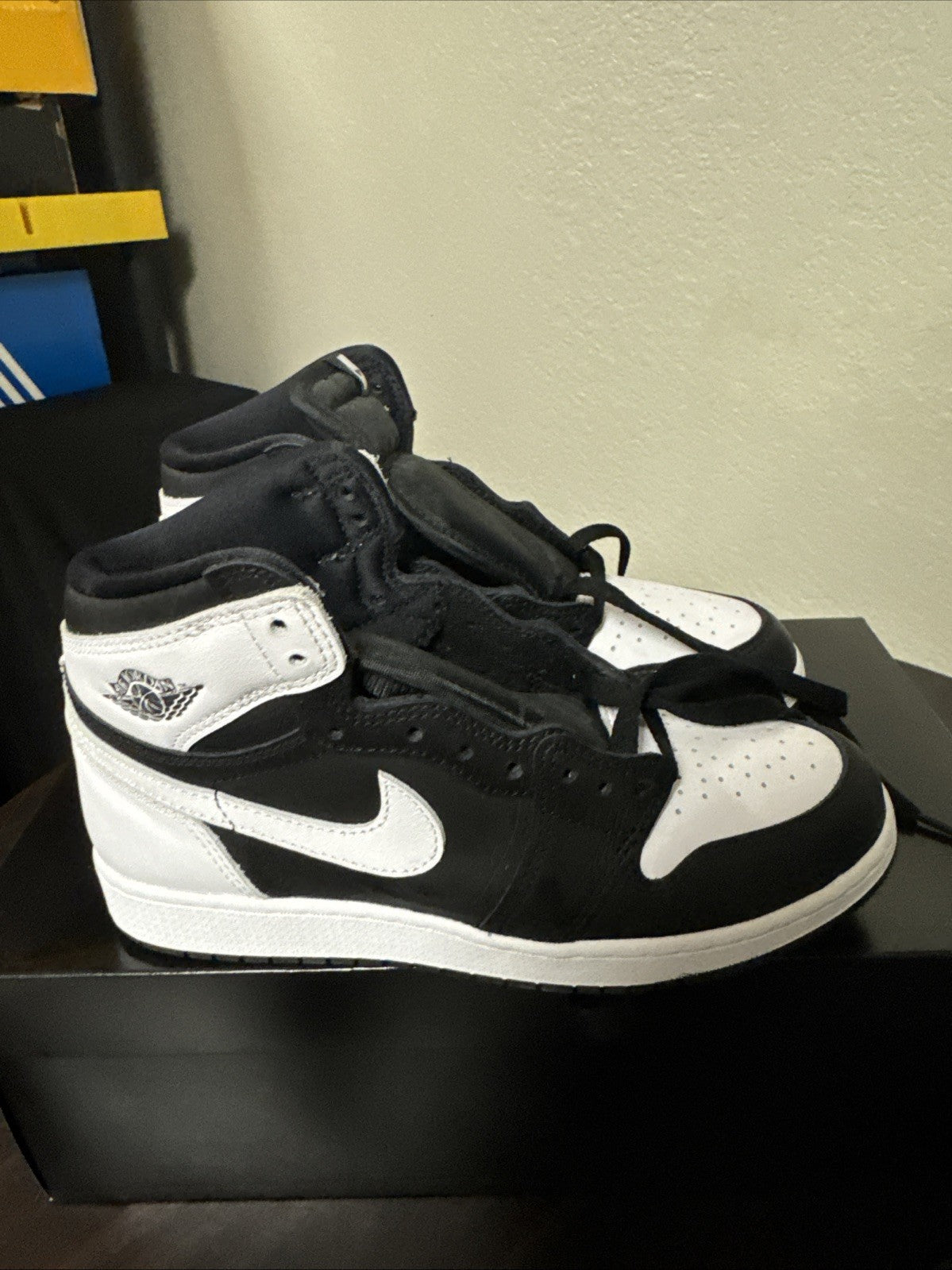 Air Jordan Air Jordan 1 Retro High OG GS 'Black White' Size 5.5y  |  No Box