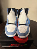Air Jordan 1 High 'University Blue' Men's Size 10.5 NEW Sneakers 555088-134