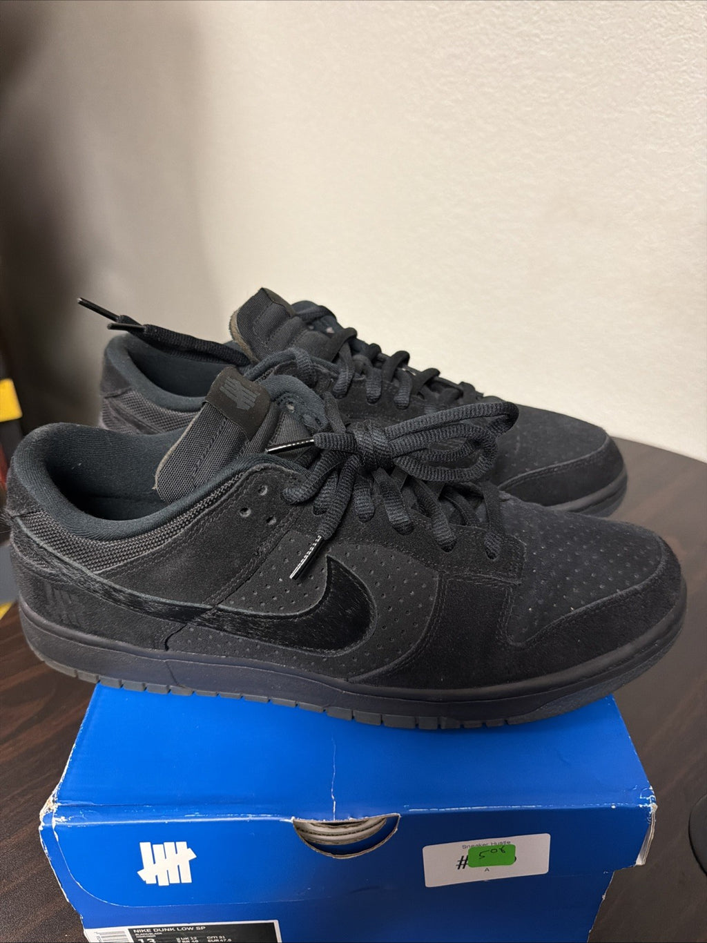 Nike Dunk Low SP x Undefeated 5 On It Mens 13 Black DO9329-001 Dunk Vs AF1