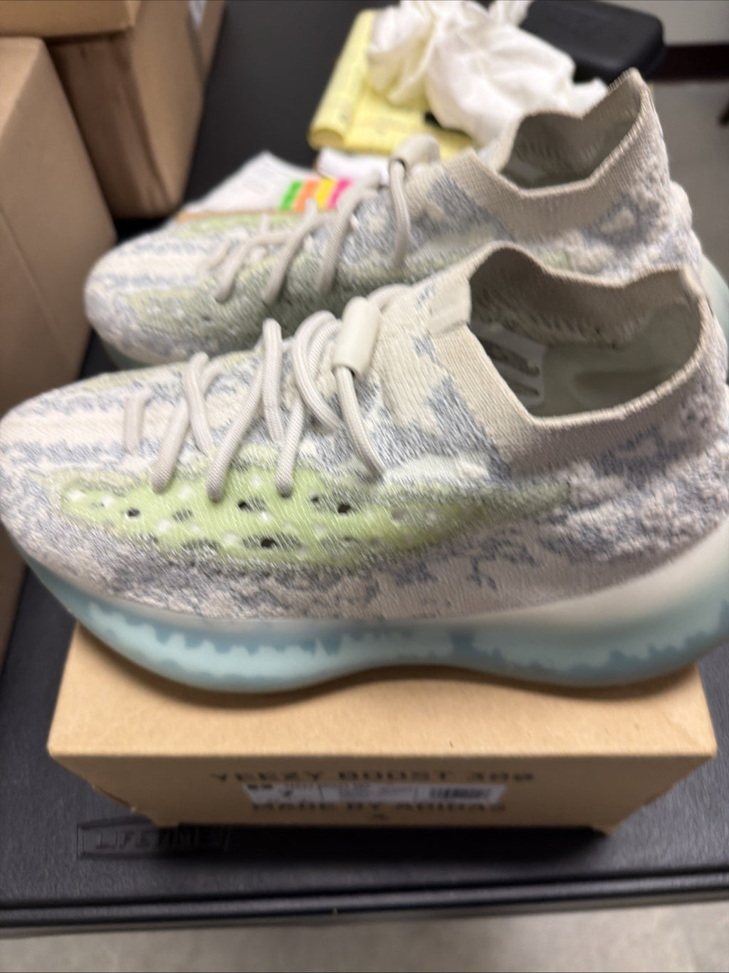 Size 7 - Adidas Yeezy Boost 380 Alien Blue. Brand New with Box. GW0304