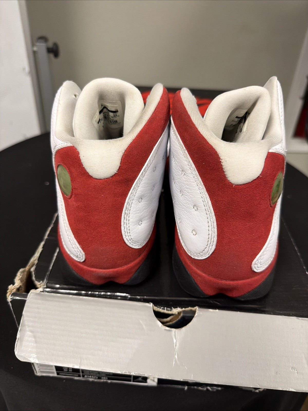 Air Jordan Cherry 13 Size 10 Retro Nike 2010 Release White, Red Black 414571-101