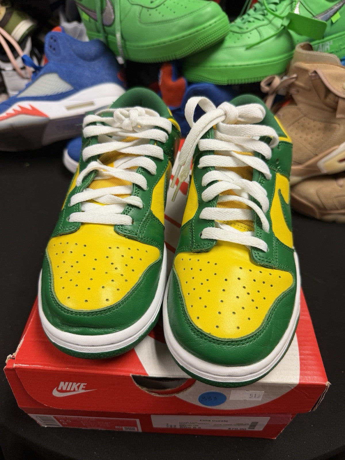 Nike Dunk Low SP 'Brazil' 2020 CU1727-700 Men's Shoes (333)