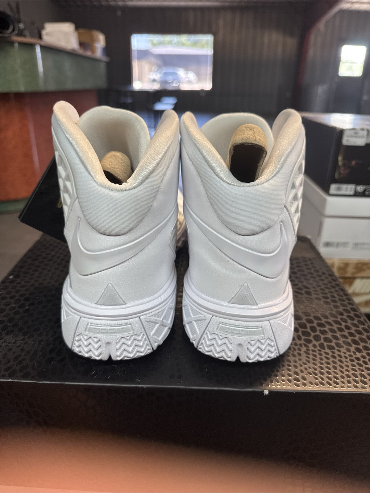 Size 14 - Nike Kobe III Protro Triple White | Topless Box