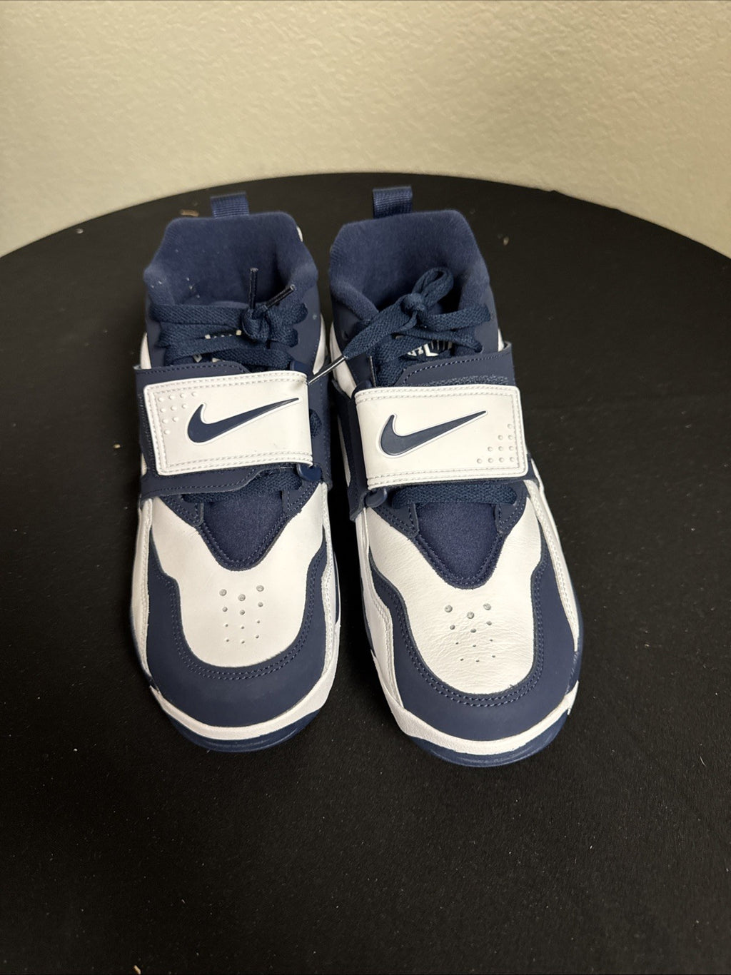 Nike Air Diamond Turf 'Cowboys' White Navy Blue Sneakers, Size 8 BNIB FZ8224-101