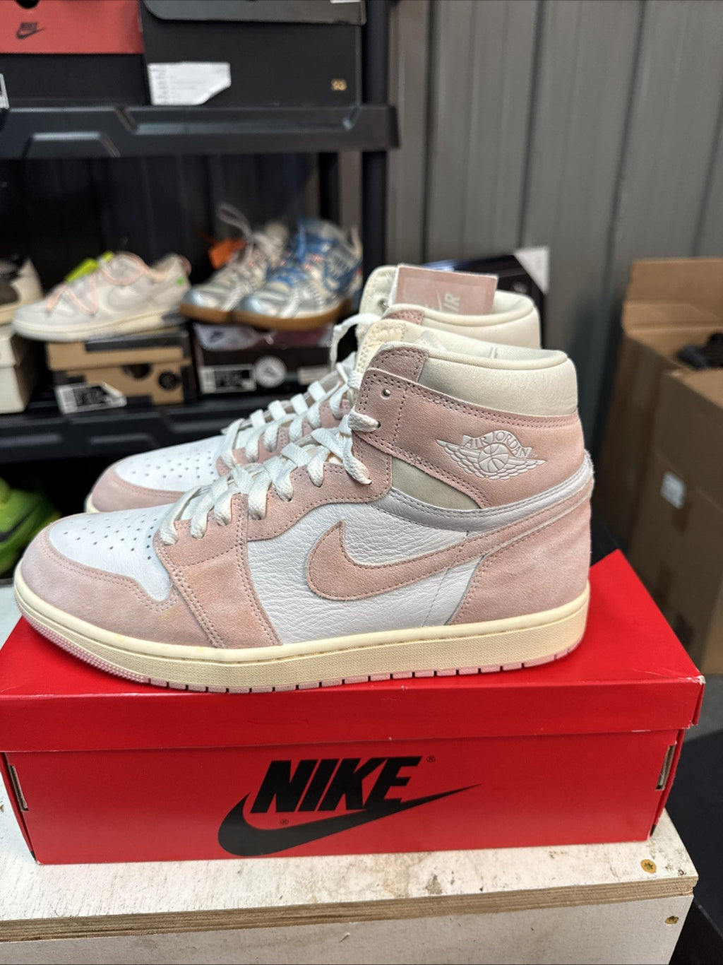 Wmns Size 12 - Air Jordan 1 Retro OG High Washed Pink