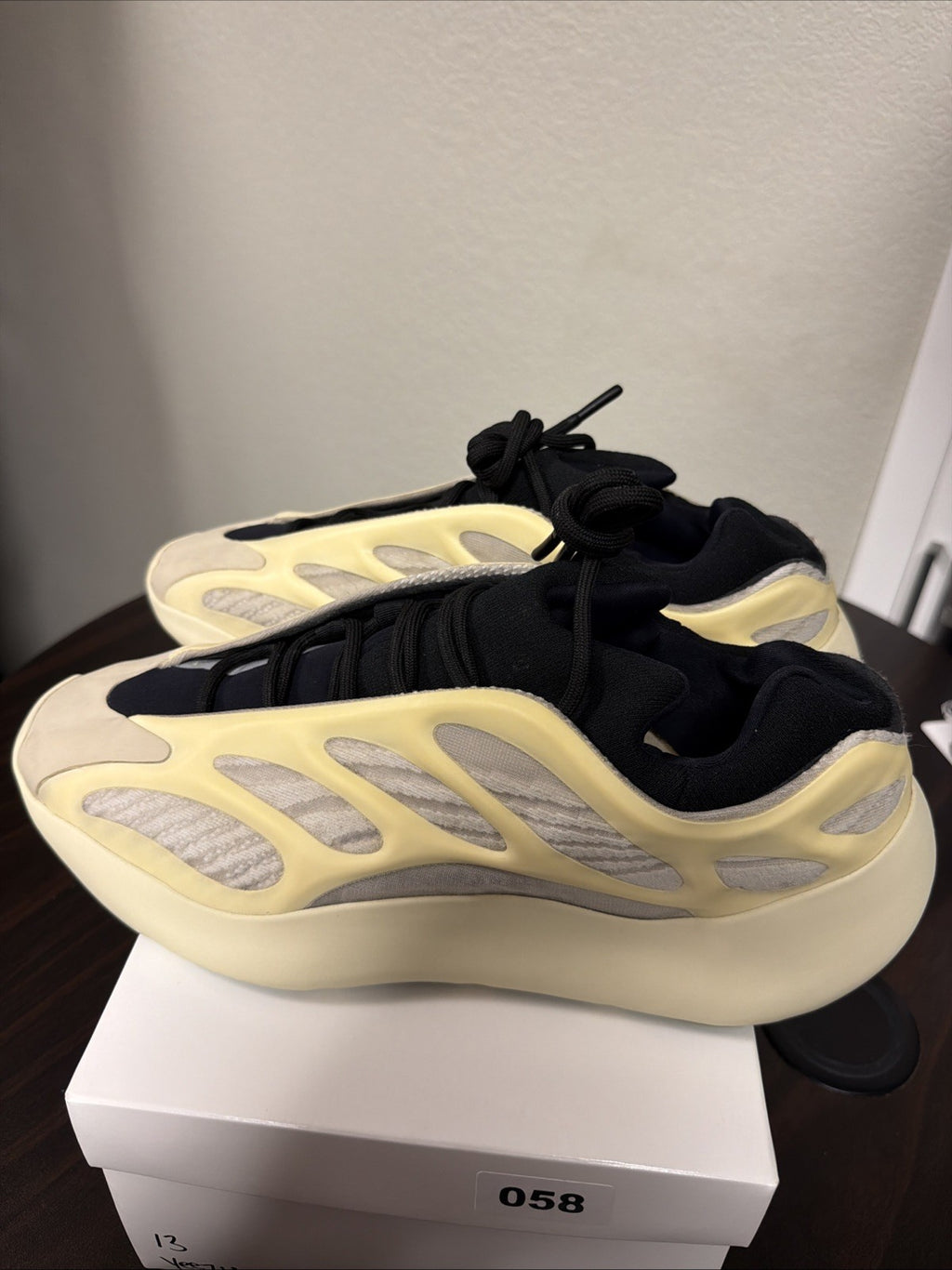 Yeezy x Adidas Two Tone Mesh and Rubber Yeezy 700 V3 Azael Sneakers Size 13
