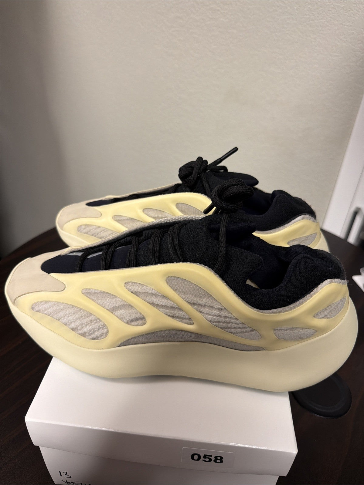 Yeezy x Adidas Two Tone Mesh and Rubber Yeezy 700 V3 Azael Sneakers Size 13