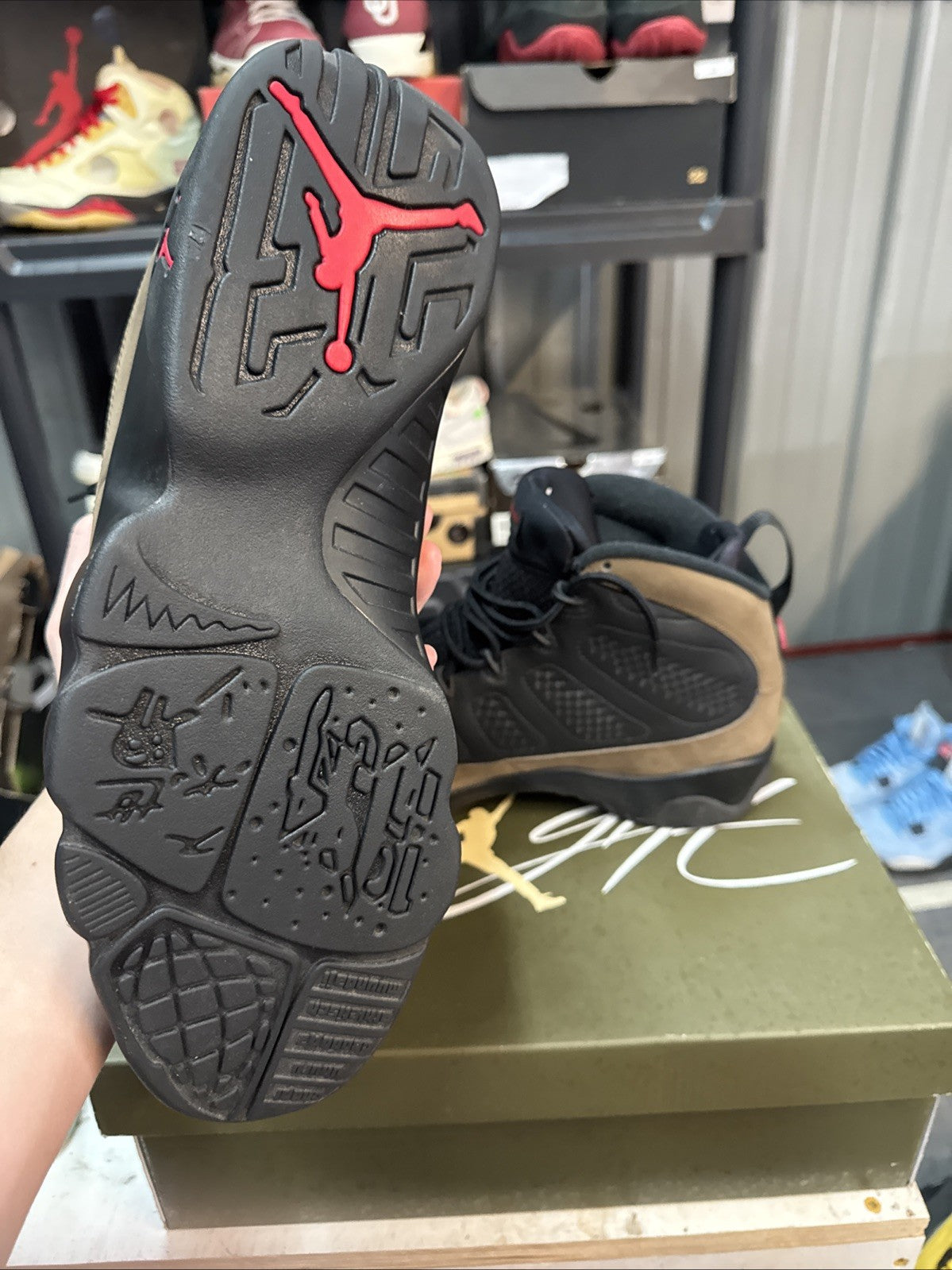 Air Jordan 9 Olive 2024 Size 13 | Replacement Box