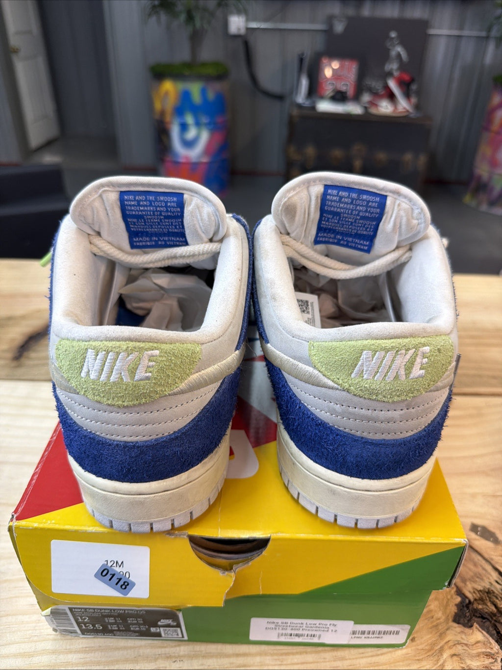 Nike SB Dunk Low Fly Streetwear Gardenia - Size 12 - DQ5130-400