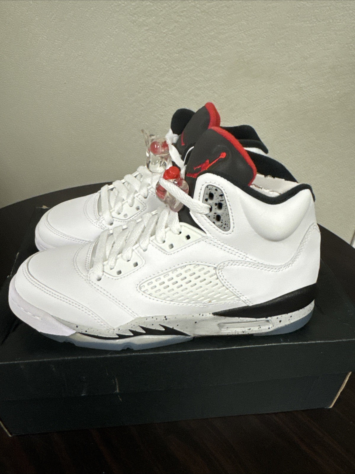 Size 5Y - Jordan 5 Retro White Cement (GS)