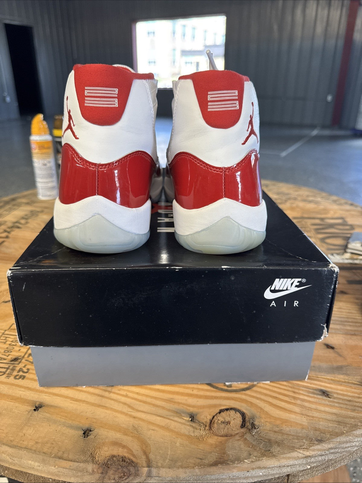 Size 10 - Air Jordan 11 Retro Shoes Cherry Varsity Red |