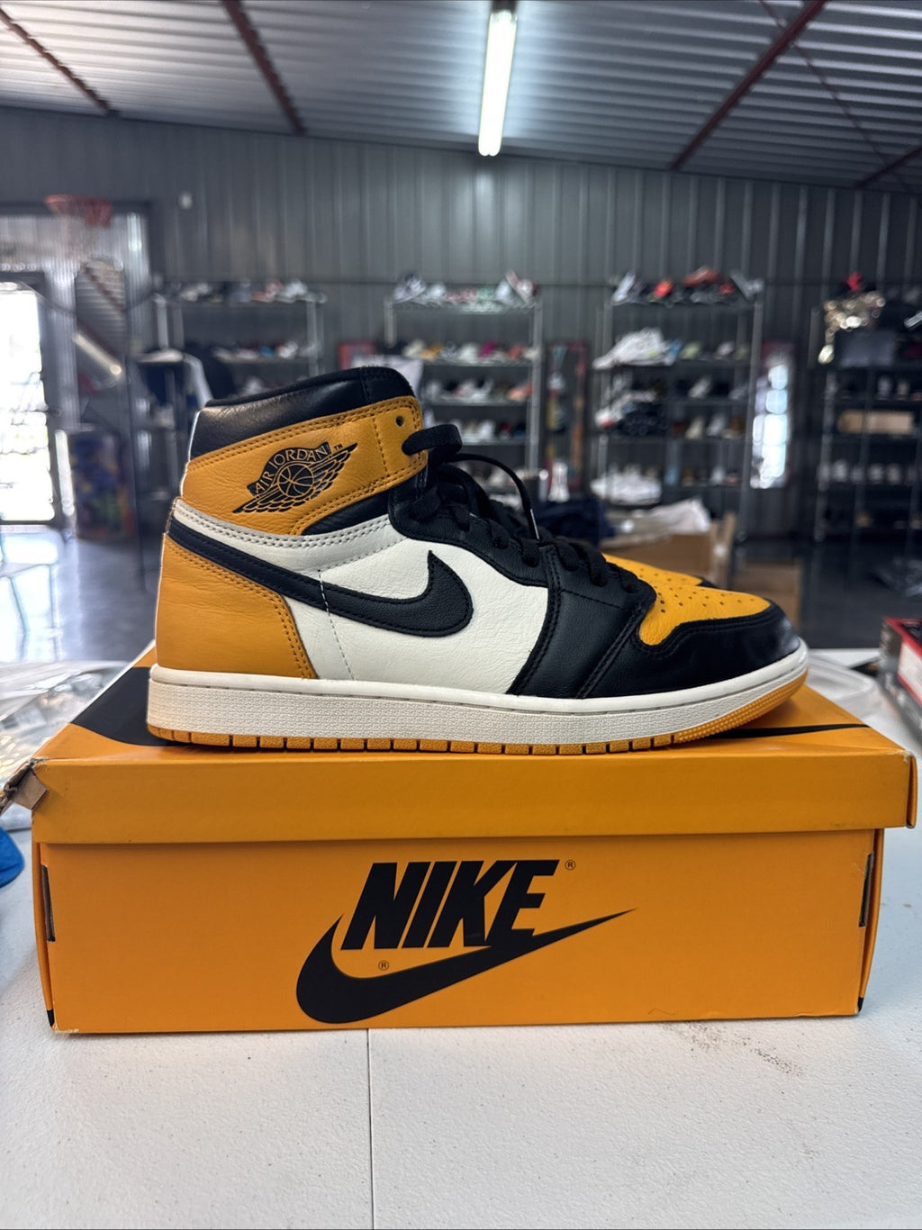 Size 10 - Nike Air Jordan 1 Retro High OG Taxi