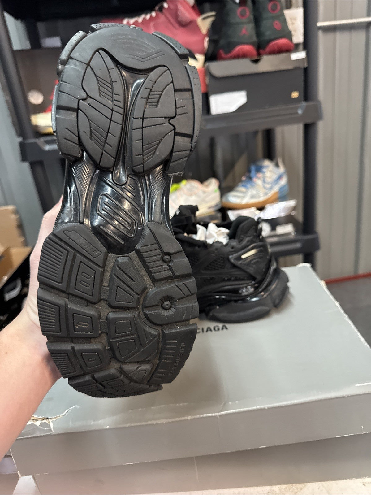Size 12 - Balenciaga Runner Matte Black 2.0
