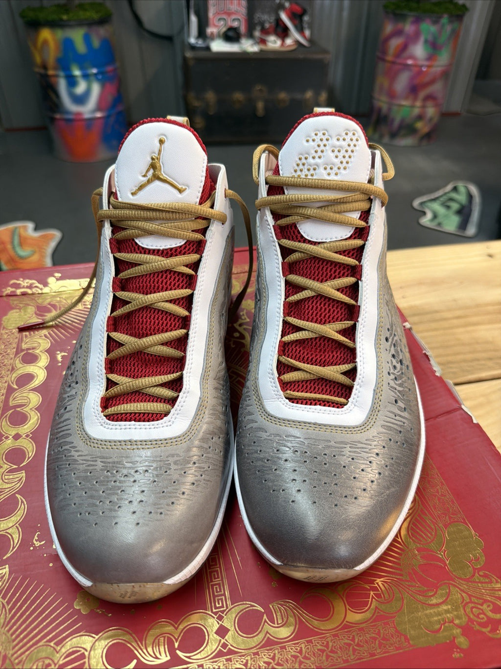 Nike Air Jordan 2011 YR Size 11 YEAR OF THE RABBIT YOTR 444904-101 B
