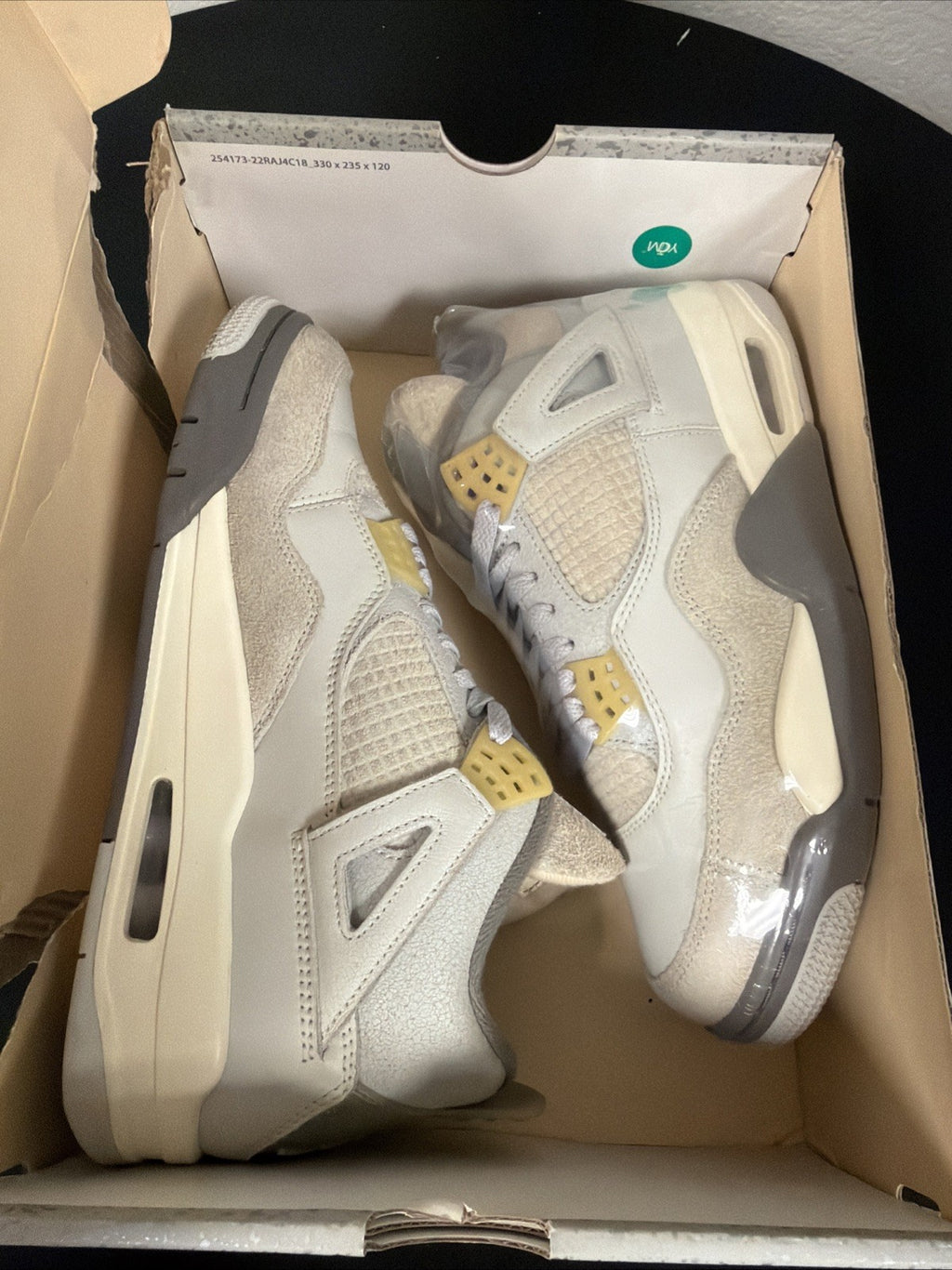 Air Jordan 4 Retro "PHOTON DUST" 2023 - Size 8.5 - dv3742 021 (10435-1)
