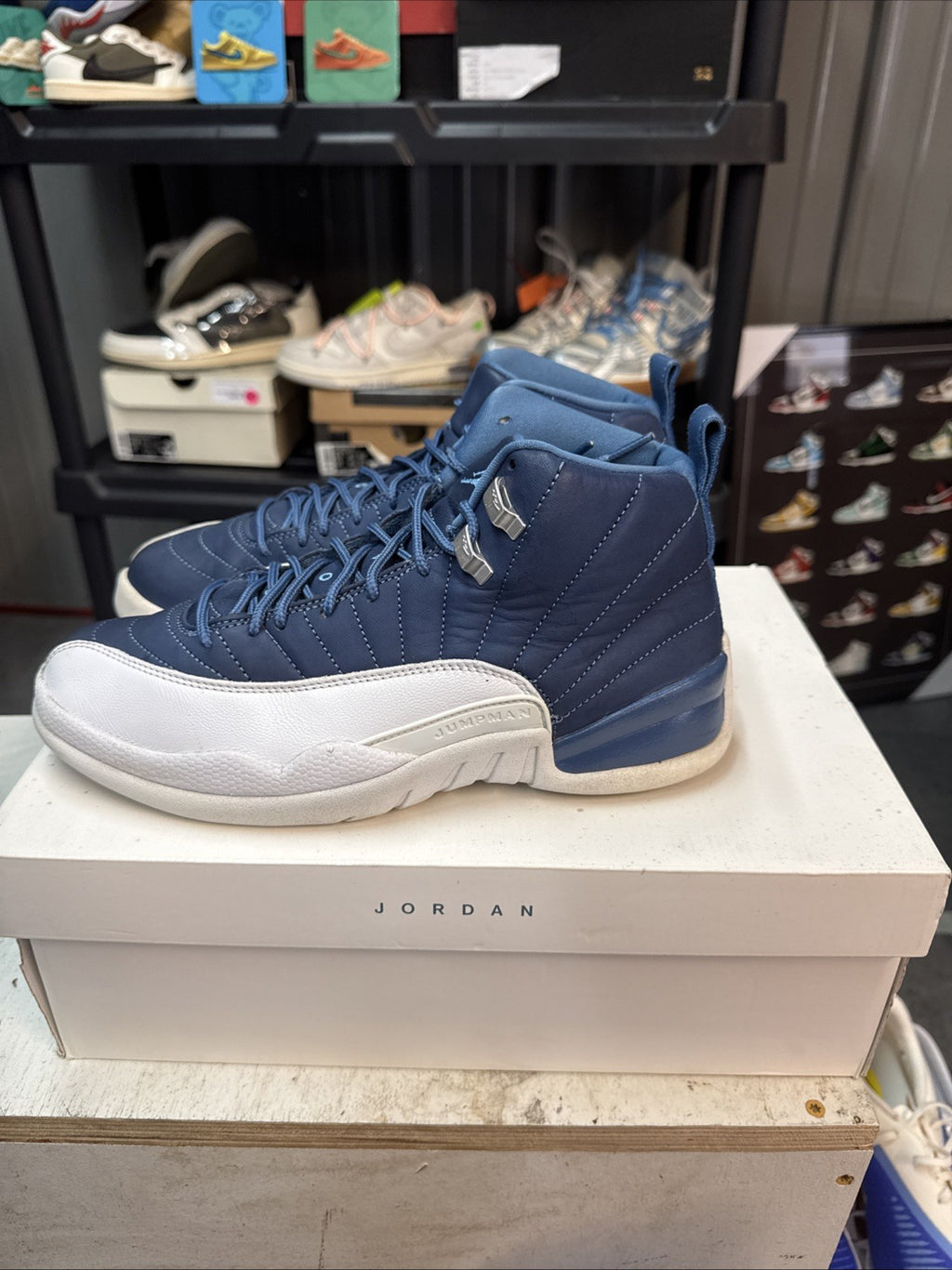 Size 8.5 - Jordan 12 Retro Indigo 2020