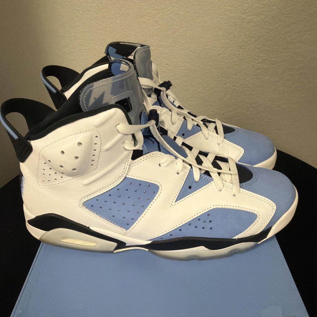 Worn Size 13 Men Air Jordan 6 Retro UNC CT8529-410 North Carolina