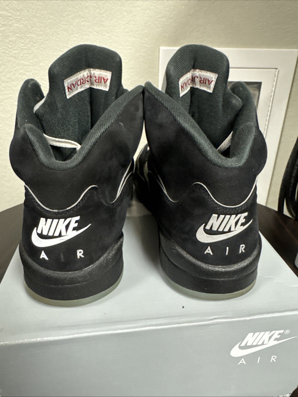 Air Jordan 5 Black Metallic Reimagined Size 12