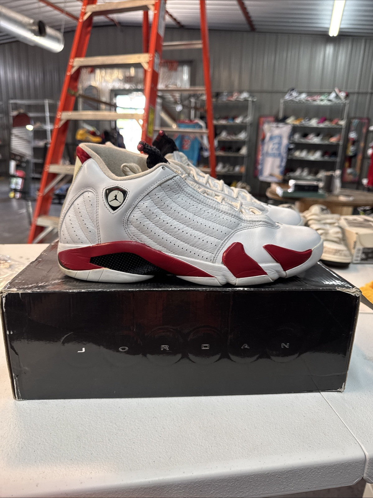 Size 11 - Jordan 14 Retro Candy Cane 2012
