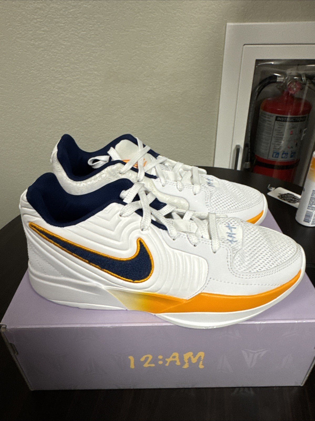 Size 7y - Nike Ja 2 Murray State Shoes White Blue Basketball