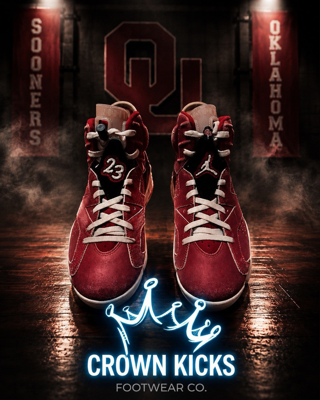 Size 13 - Air Jordan 6 Retro PE Oklahoma Sooners