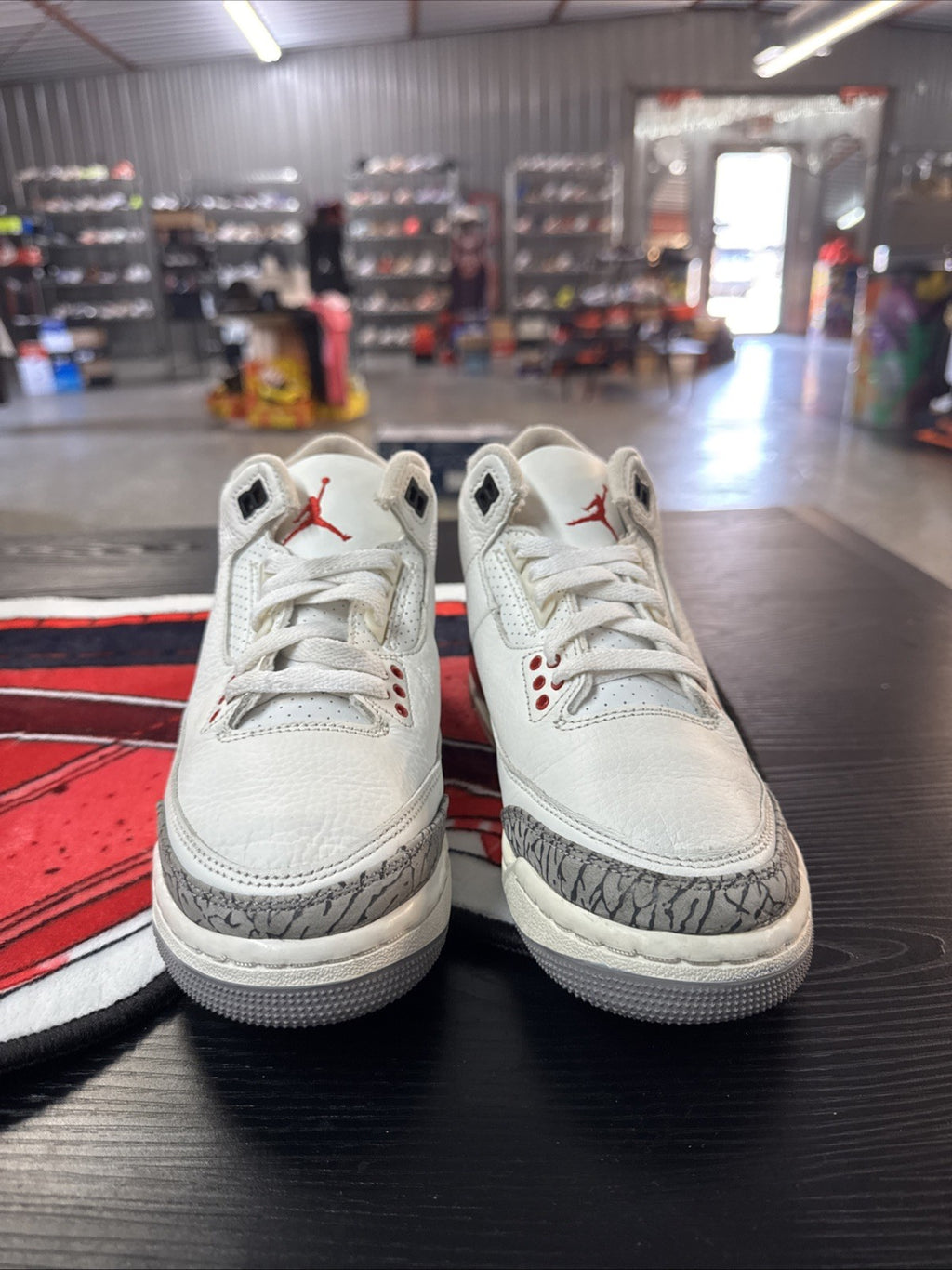 Size 6.5y - Nike Air Jordan 3 Retro Elephant Print | Replacement Box