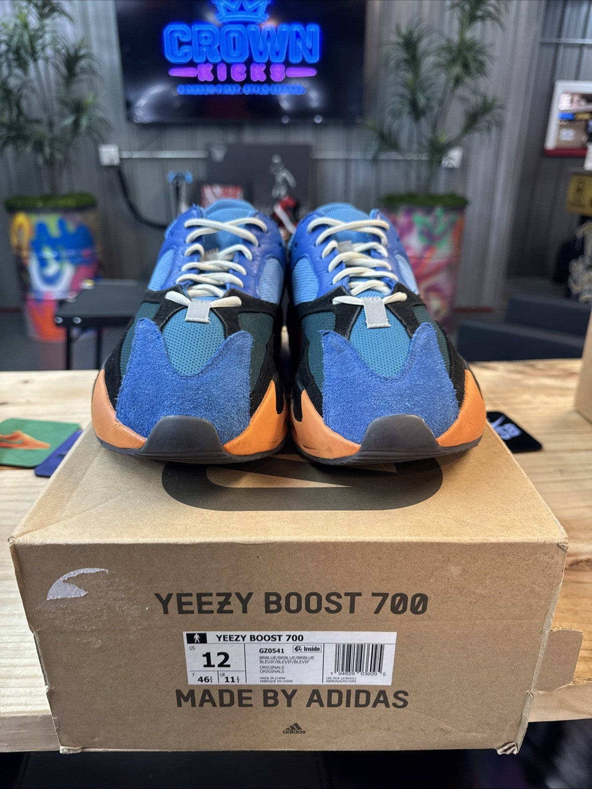 Size 12 - adidas Yeezy Boost 700 Bright Blue