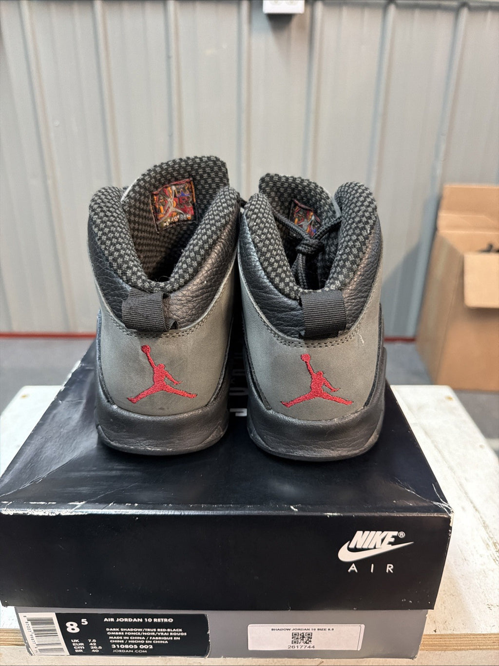 Size 8.5 - Air Jordan 10 Retro 2018 Shadow