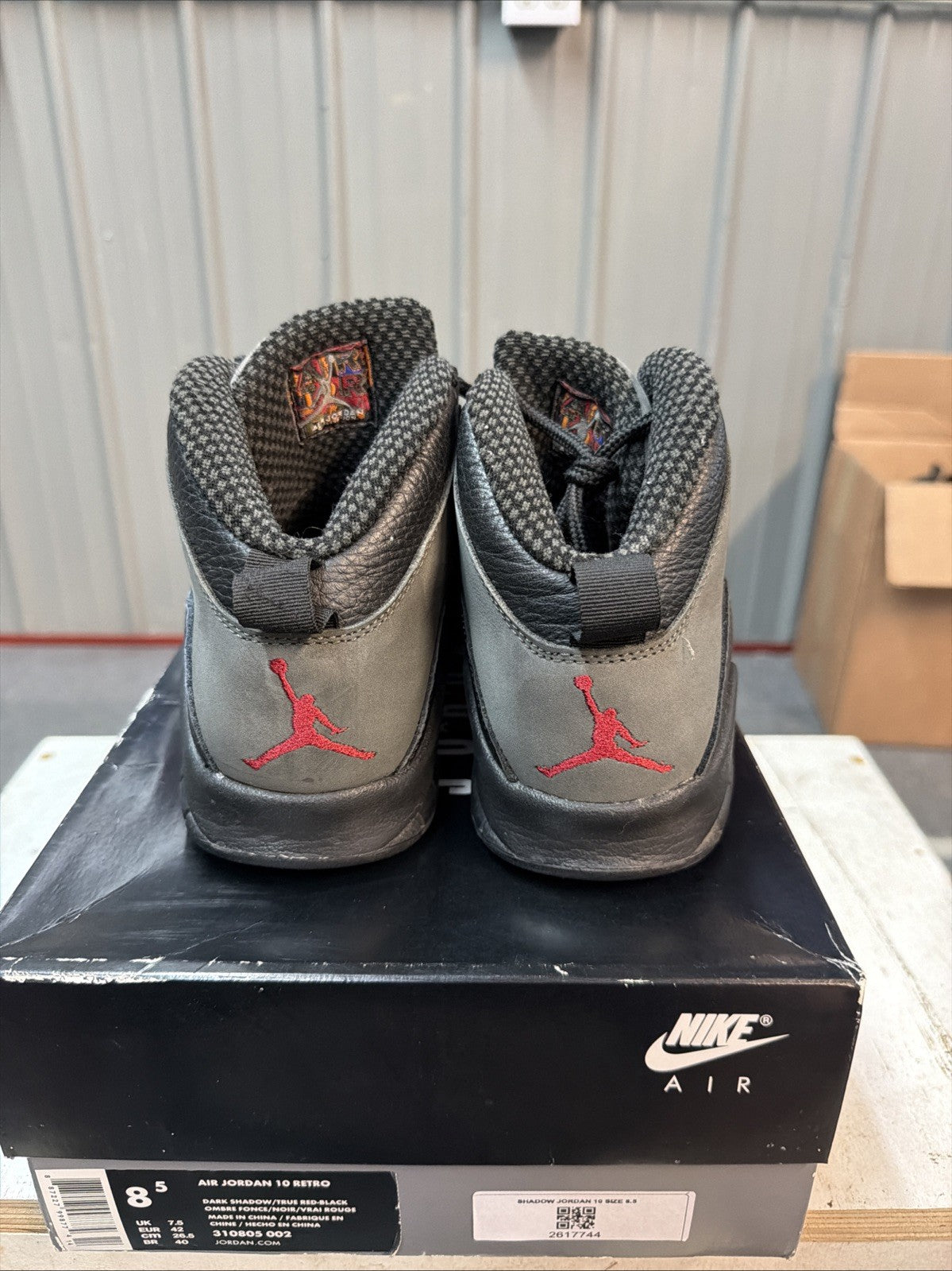 Size 8.5 - Air Jordan 10 Retro 2018 Shadow