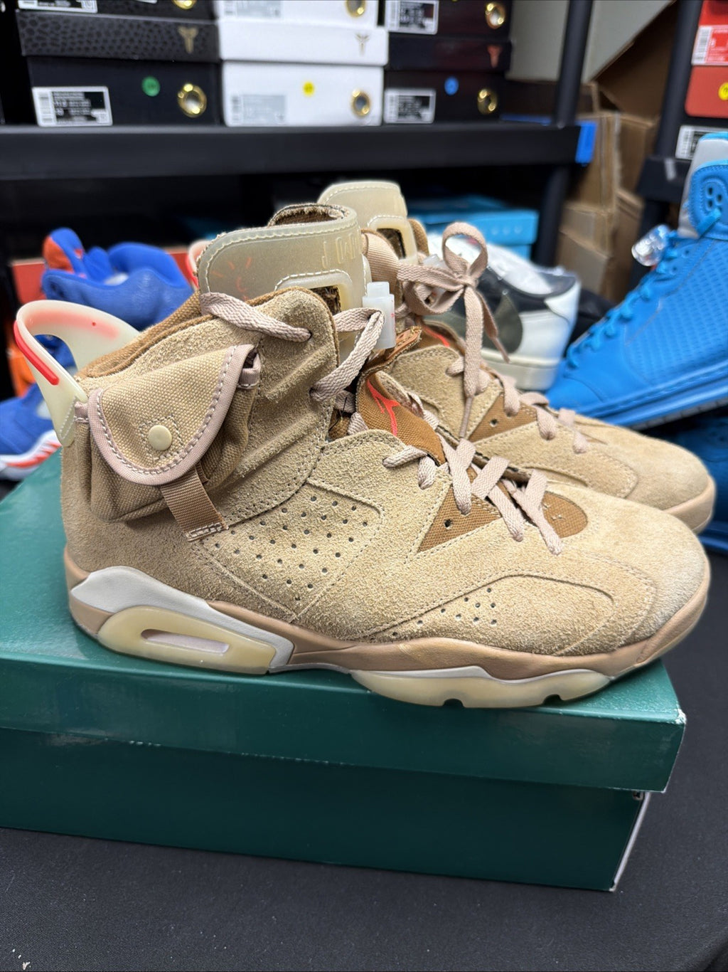 Nike Air Jordan 6 VI Retro Travis Scott "British Khaki" Sz 9 US DS DH0690-200