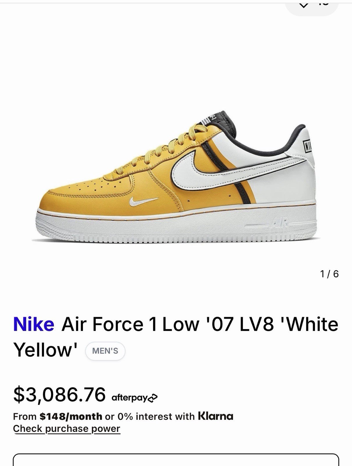 Nike Air Force 1 Low '07 LV8 “Dark Sulfur” CI0061-700 Shoes SAMPLE PAIR!!!