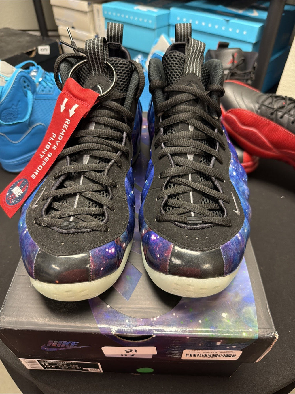 2025 Nike Air Foamposite One QS Galaxy FQ4303-400 sz 12 Snkrs