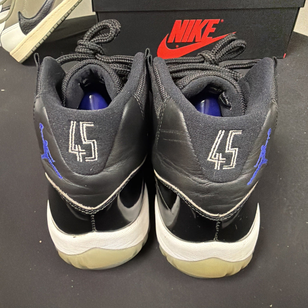 Jordan Air Jordan 11 Retro Space Jam High Top Sneaker Black White Concord