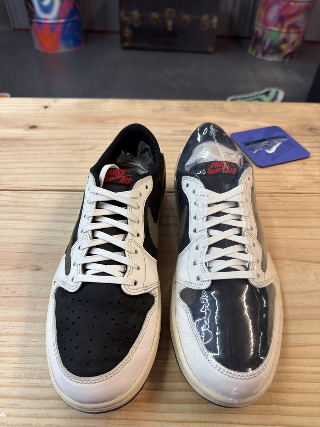 WMNS Jordan 1 Low OG SP Travis Scott Olive Size 12 WMNS VNDS