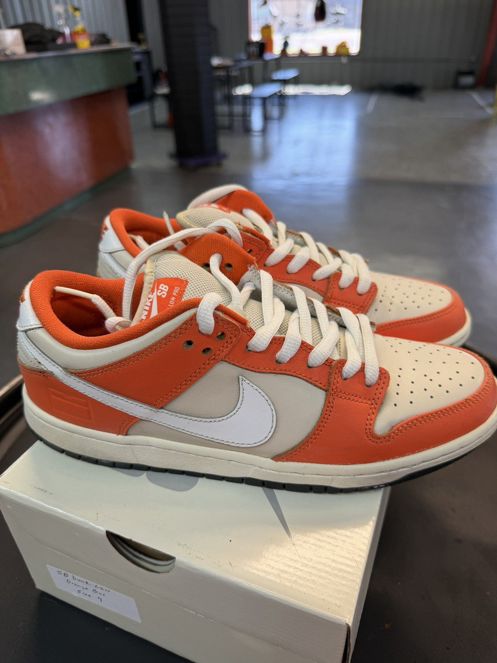 Size 9 - Nike Dunk SB Low Orange Box
