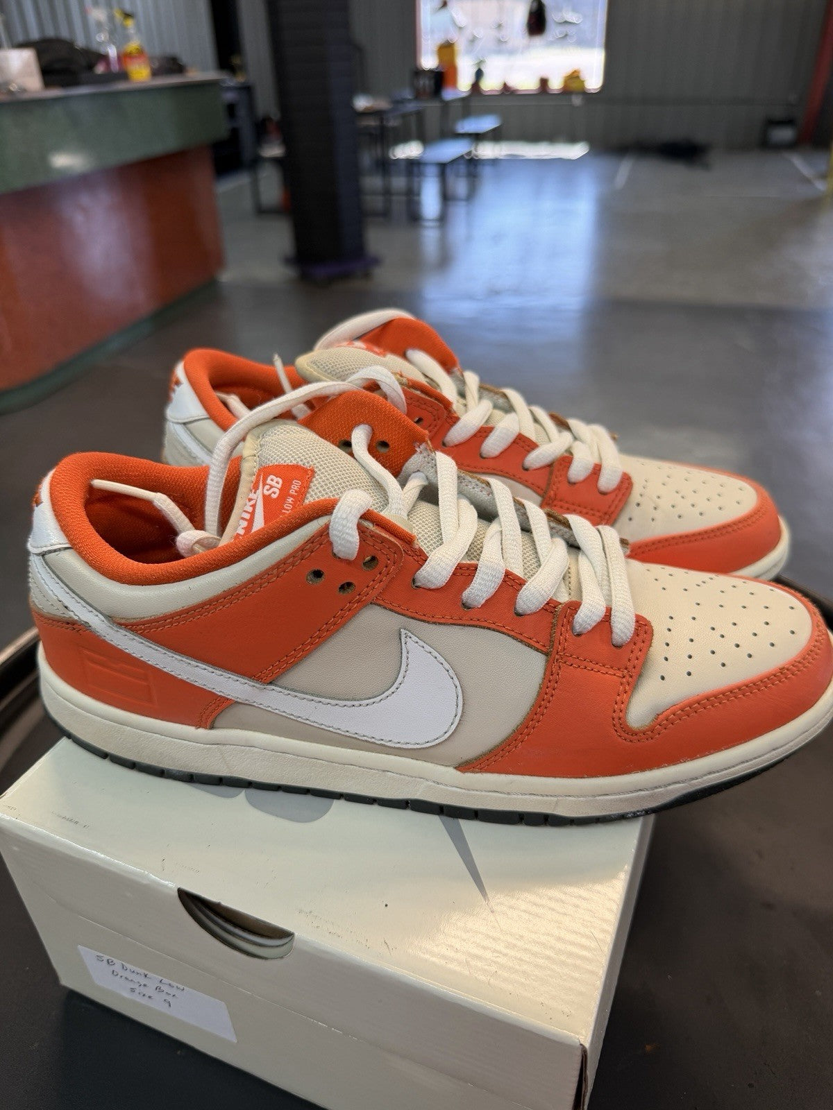 Size 9 - Nike Dunk SB Low Orange Box