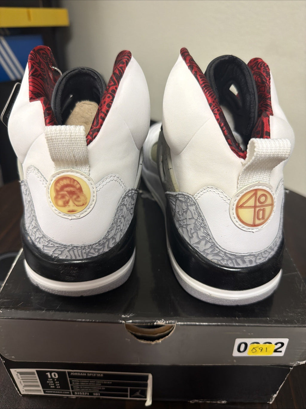 NEW Nike Air Jordan Spizike Cement Grey Size 10 315371-101