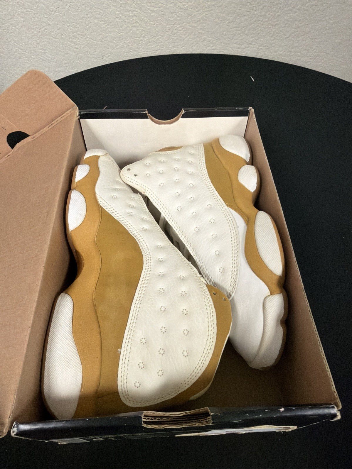 Nike Air Jordan 13 Retro Wheat White Size 4.5 Youth DJ3003-171