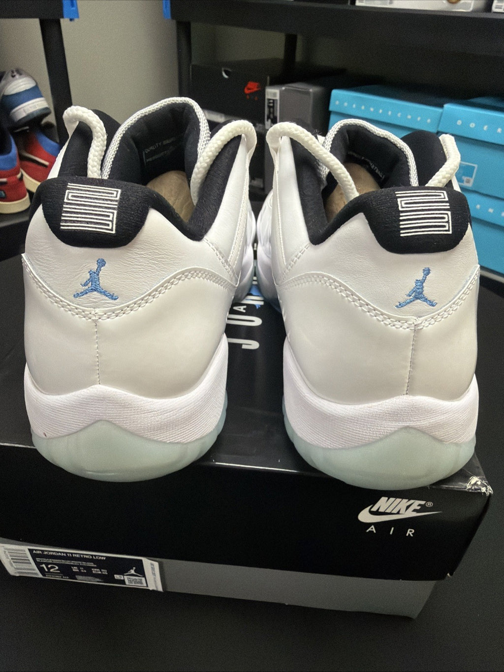Nike Jordan XI 11 Retro 2021 Low Legend Blue AV2187-117 Men's Size 12