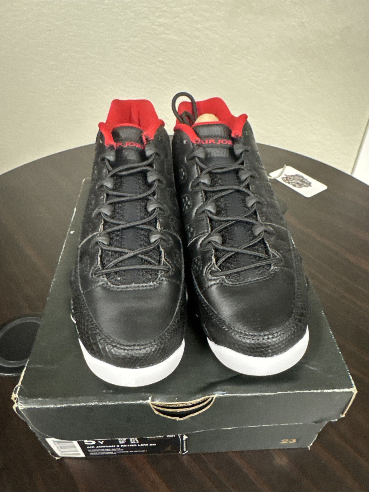 Size 5Y - Air Jordan 9 Retro Low BG 'Snakeskin'