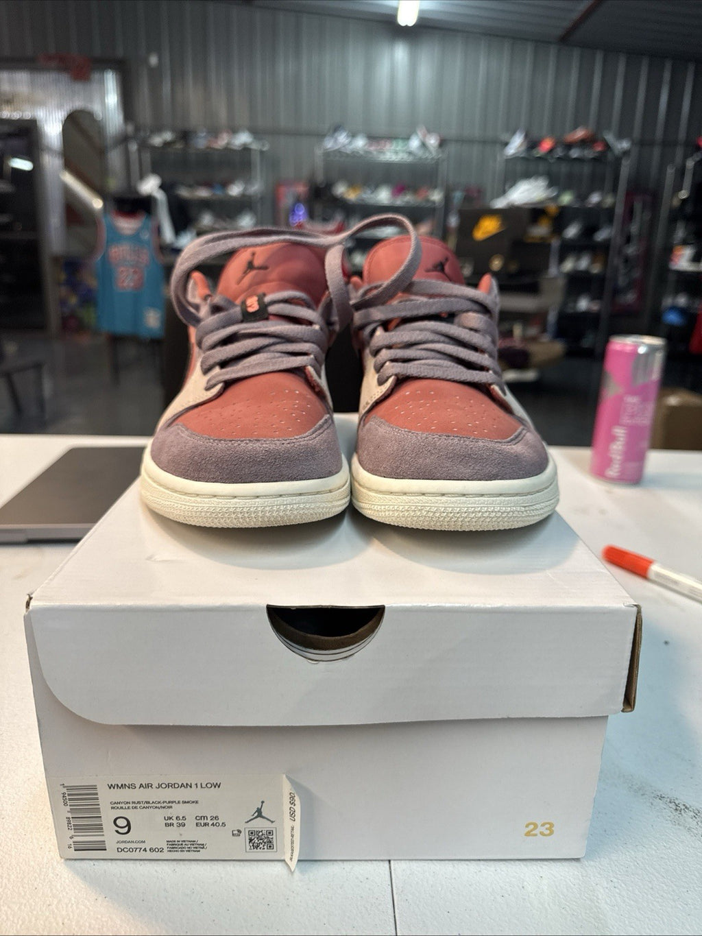 Wmns Size 9 - Air Jordan 1 Low 'Canyon Rust'