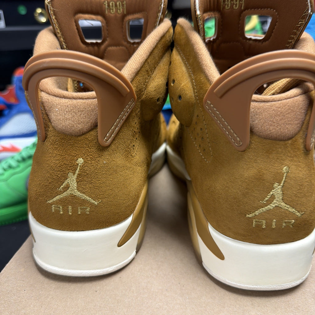 Nike Air Jordan 6 Retro Wheat 2017 Men's Size 10 Golden Harvest (209)