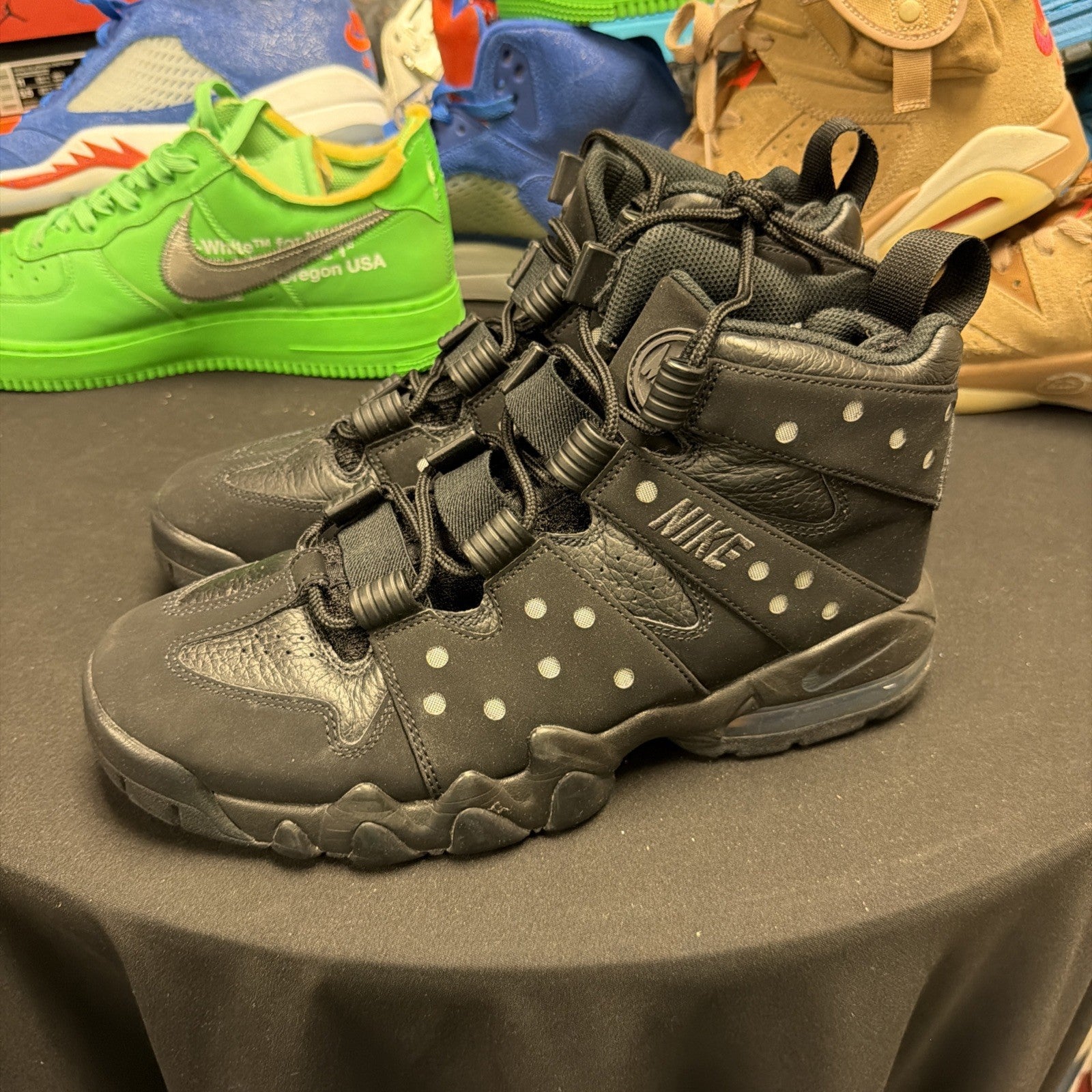 Nike Air Max 2 CB ’94 Triple Black Barkley DC1411-001 Men’s Size 8.5