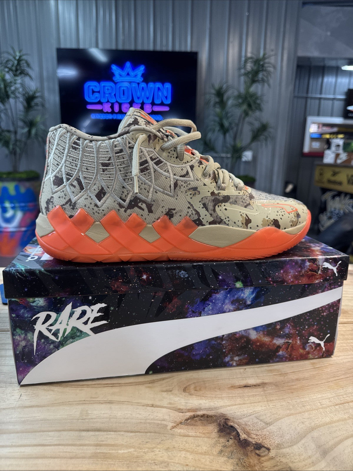 Size 14 - PUMA MELO MB.01 Digital Camo | Wore Once