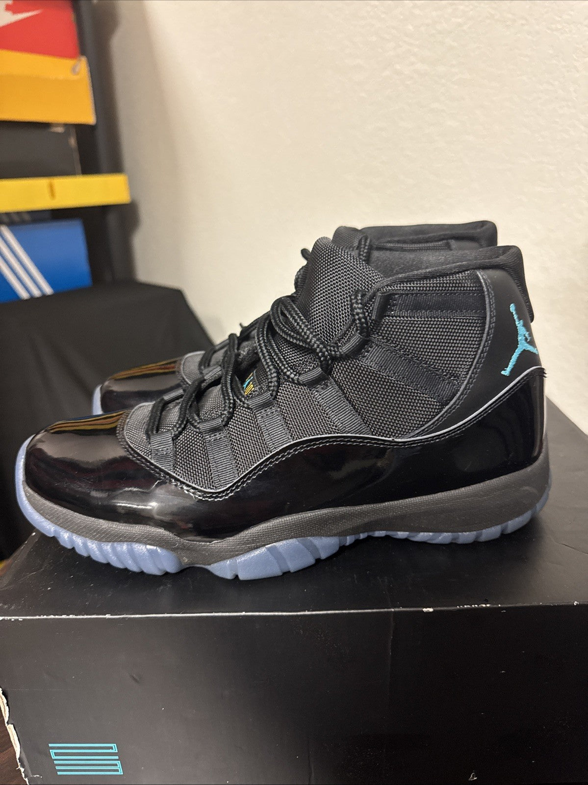 Nike Air Jordan 11 Retro Gamma Blue Black CT8012-047 Men’s Size 11.5 Used