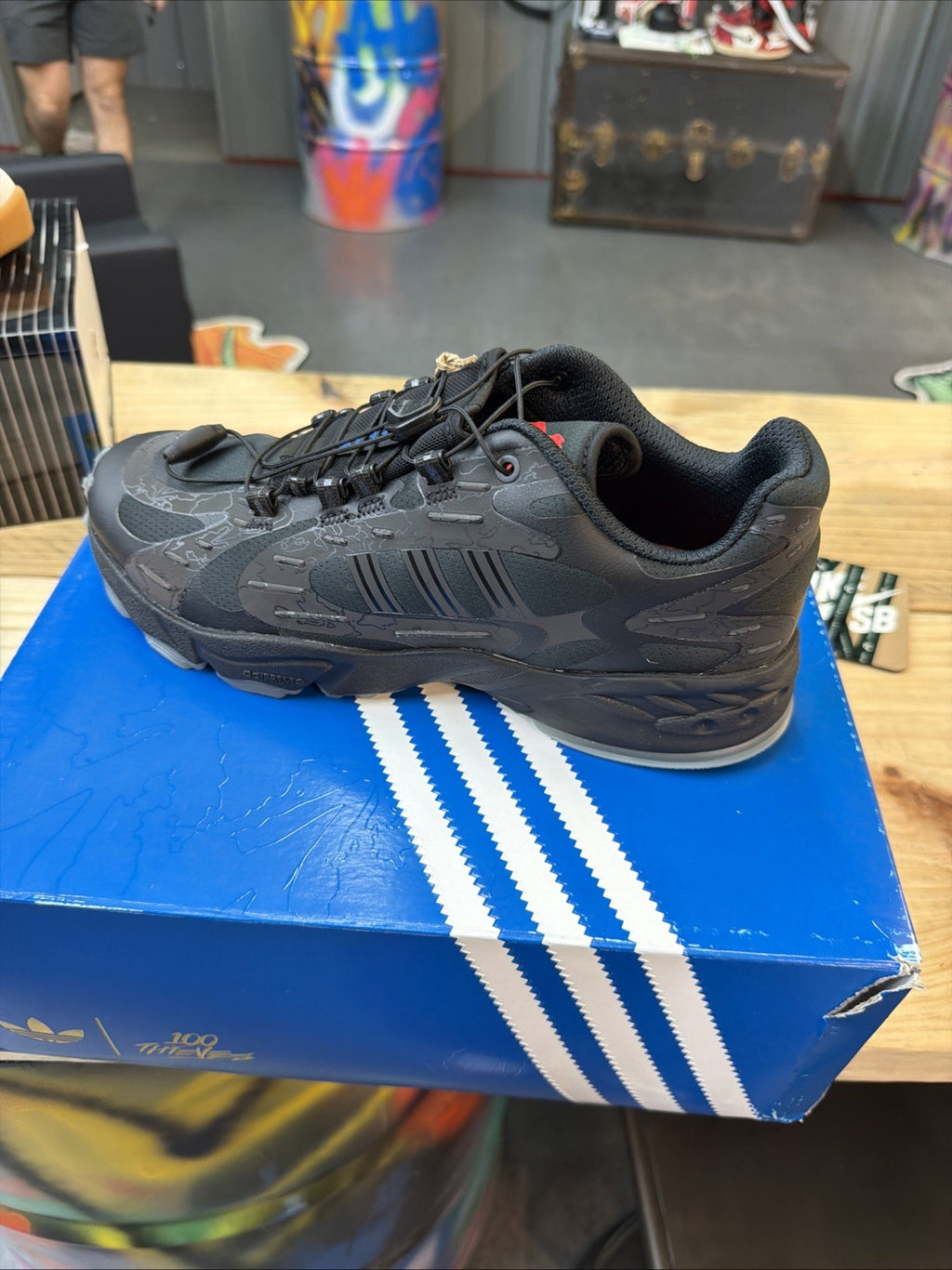 Size 9 - 100 Thieves x adidas Savage Geo Camo