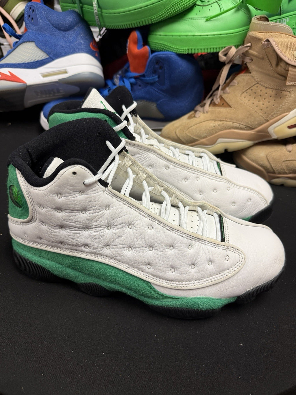 Jordan 13 lucky green size 11 (201)